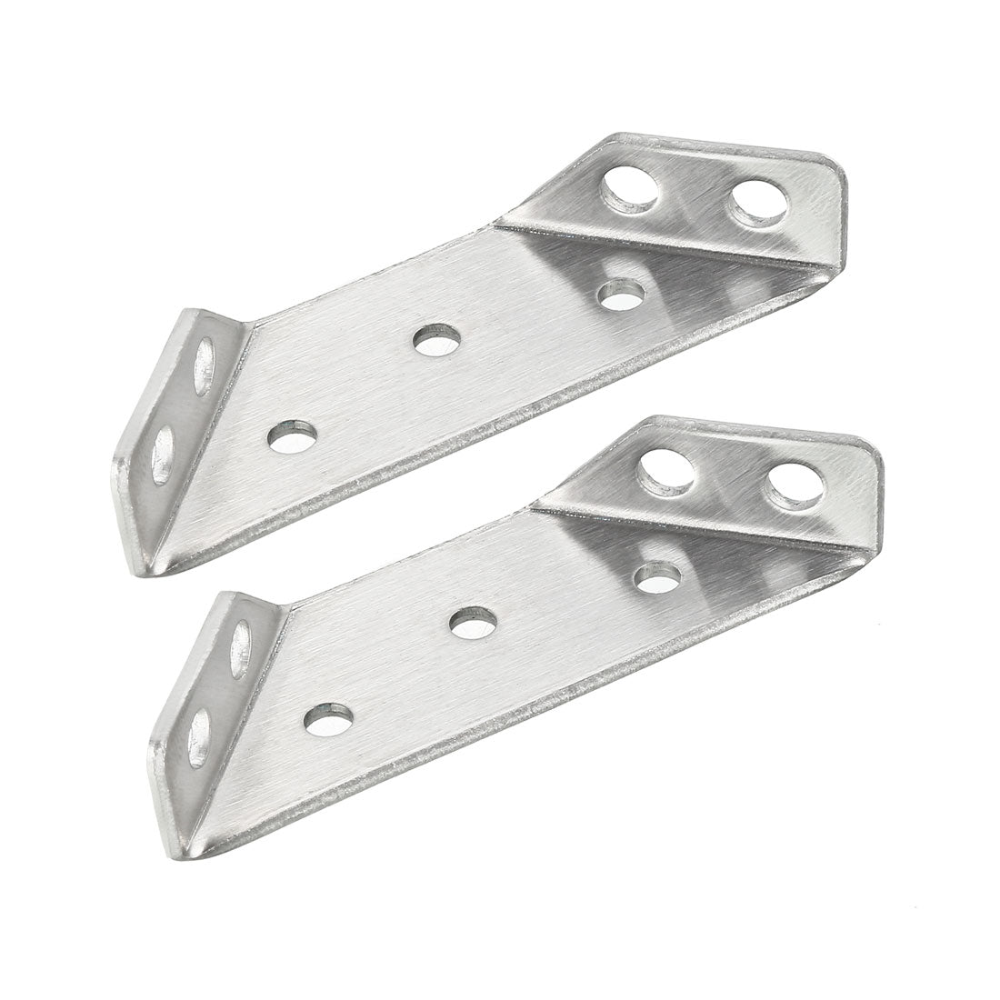 Uxcell 6Stk. Regal Winkelträger Gelenk Träger Halterung Winkelband 50mmx50mm silbern